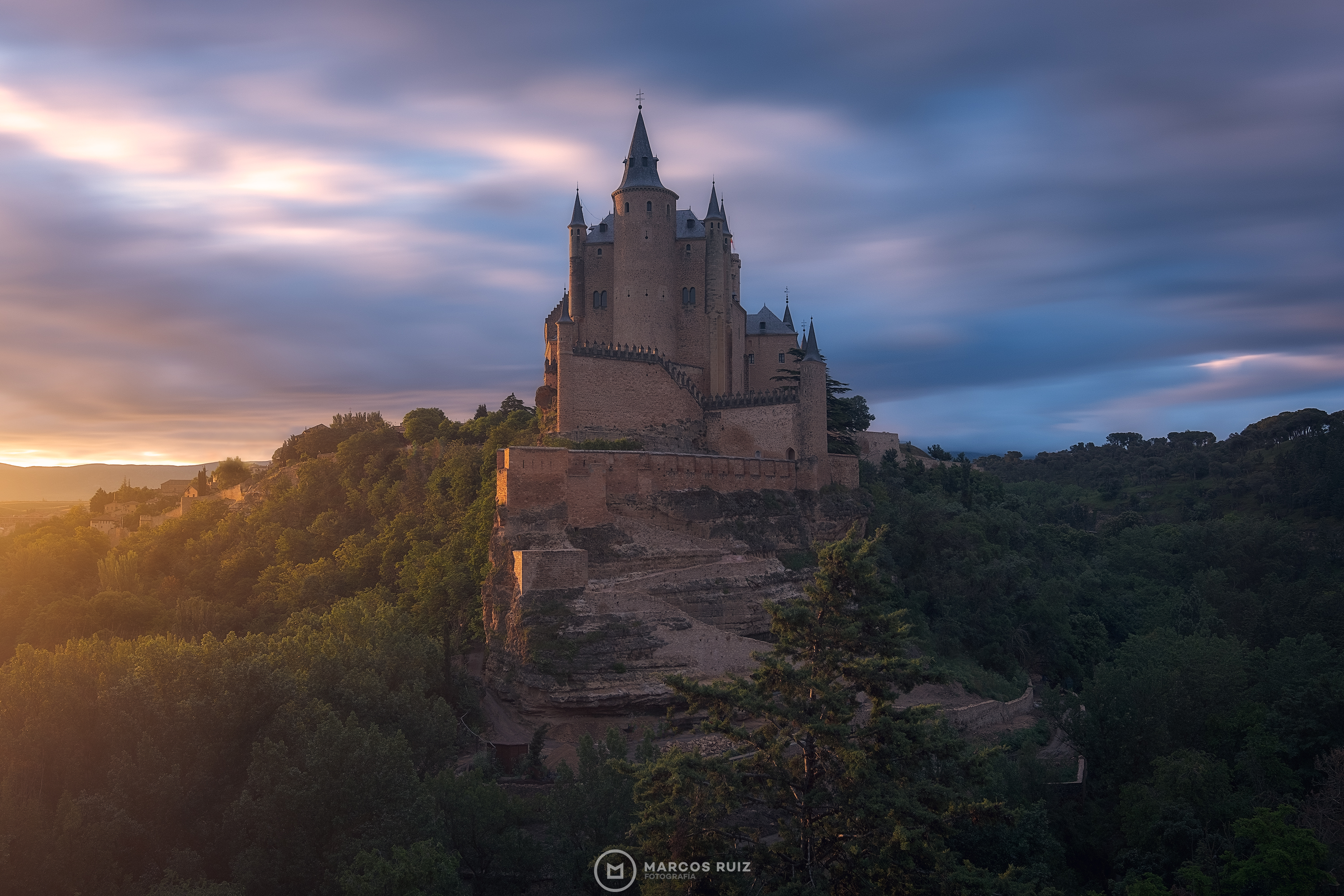 Segovia: Alcázar al atardecer